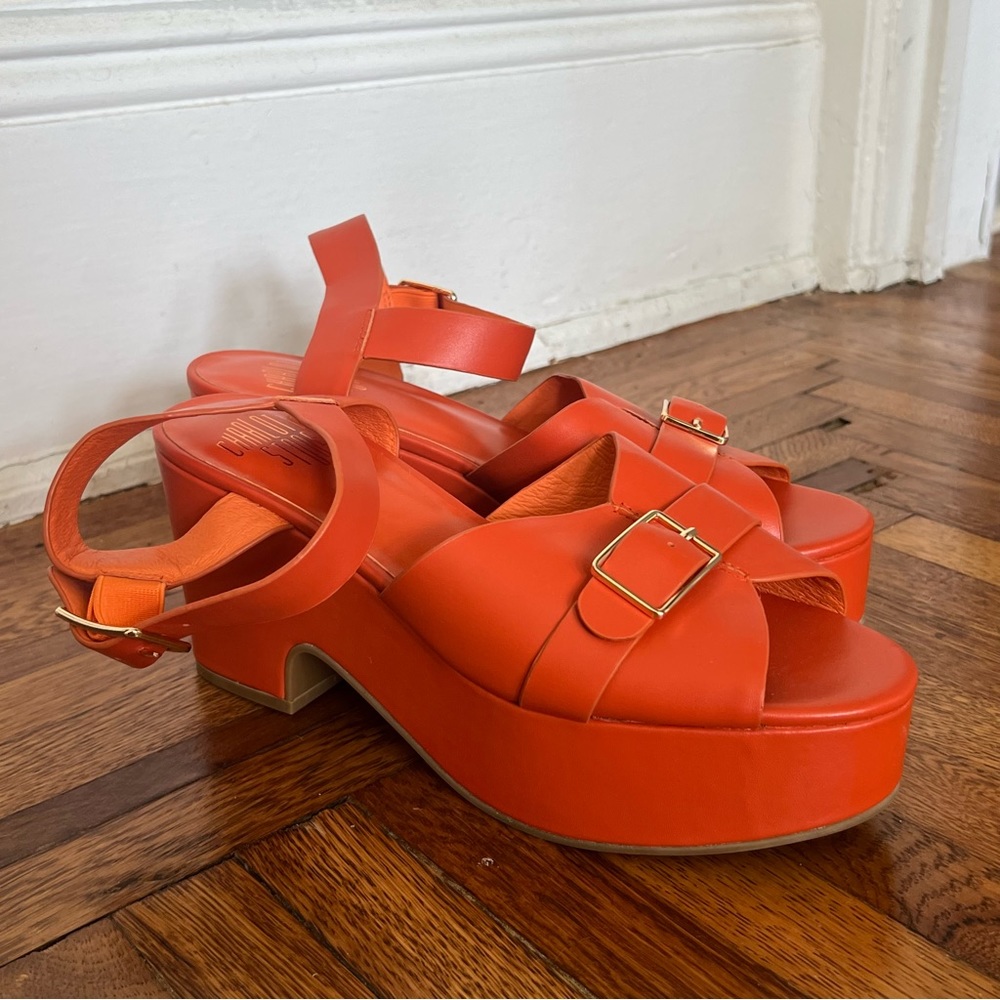 Charlotte Stone RAF in tangerine size 9